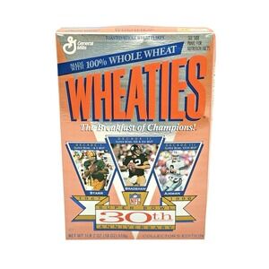 1996 Wheaties Super Bowl 30th Anniversary Collector Box Starr Bradshaw Aikman
